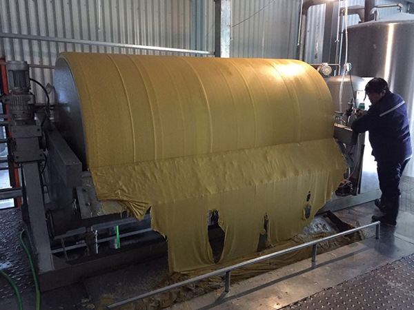 Filtre à tambour à vapeur Filtre à tambour à vapeur