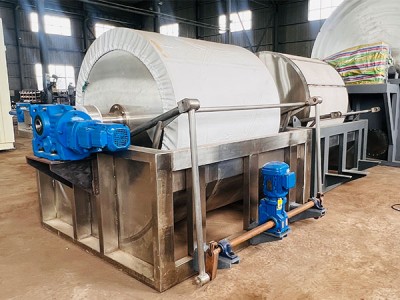 Filtre à vide rotatif continu