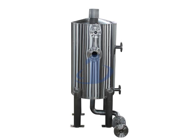 Réservoir d'eau de refroidissement pour filtre à tambour à vide