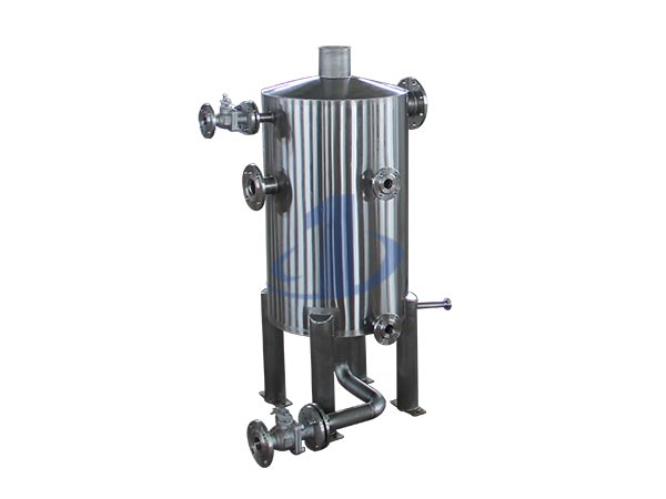 Réservoir d'eau de refroidissement pour filtre à tambour à vide